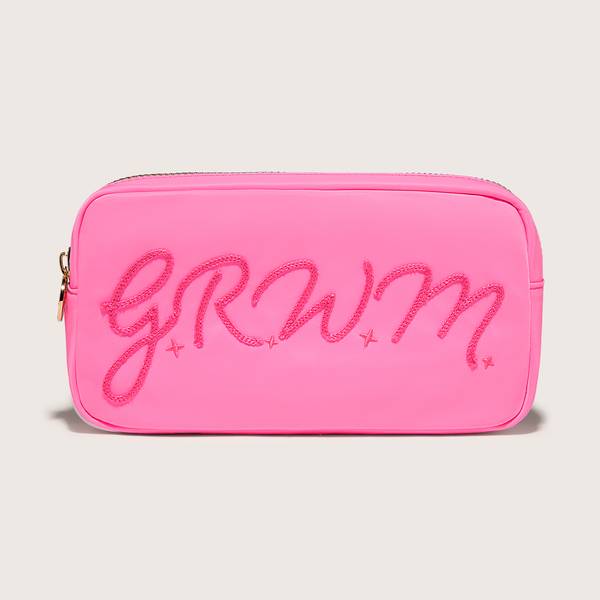 GRWM Embroidered Small Pouch