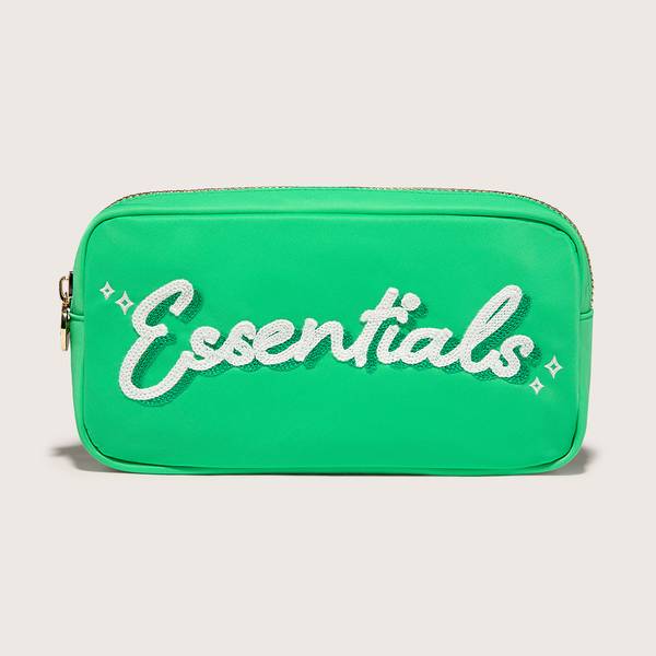 Essentials Embroidered Small Pouch