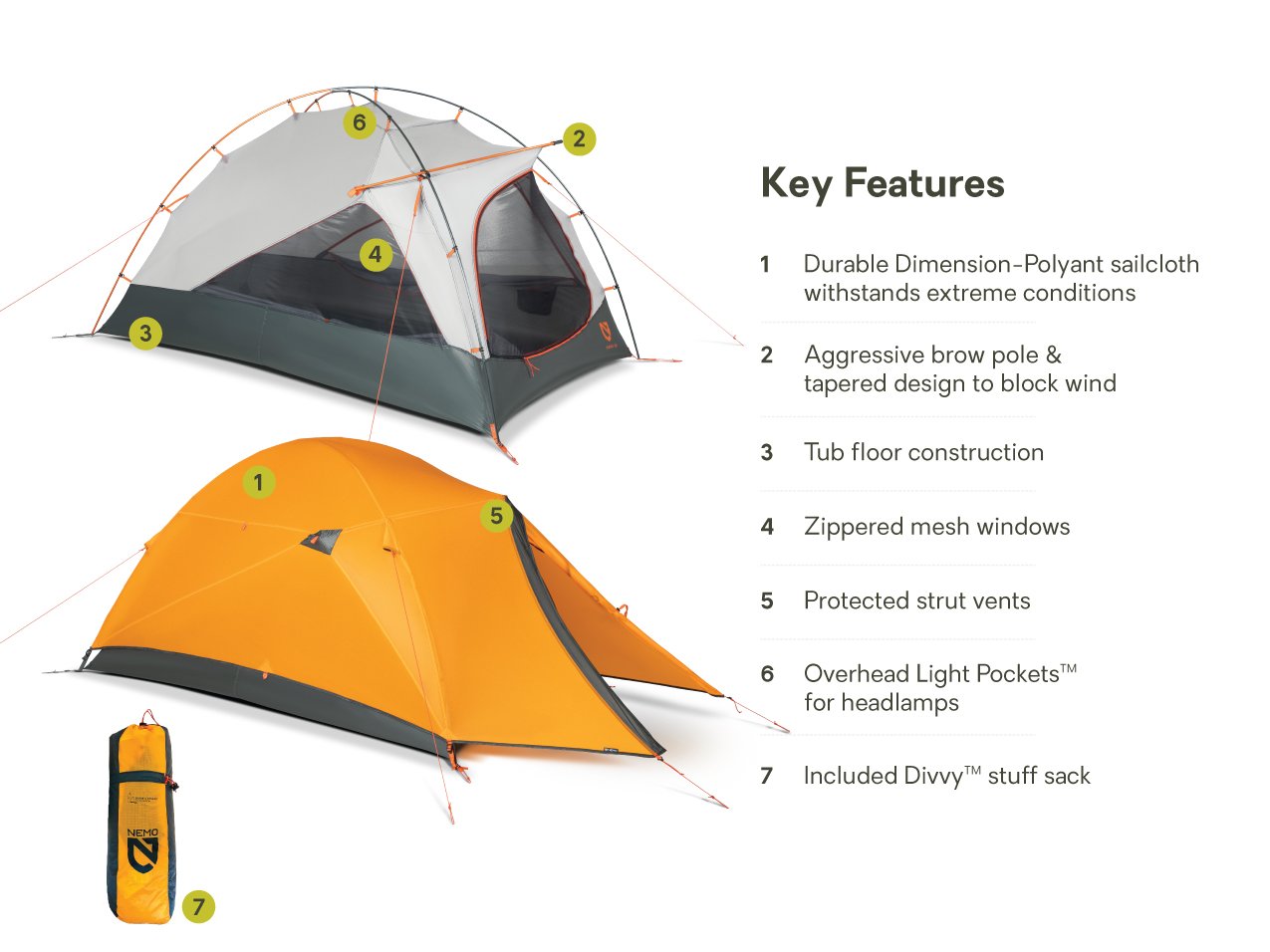 Kunai™ 3–4 Season Backpacking Tent