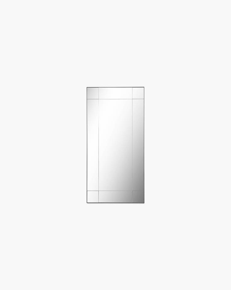 New York Panel Plain Glass Mirror