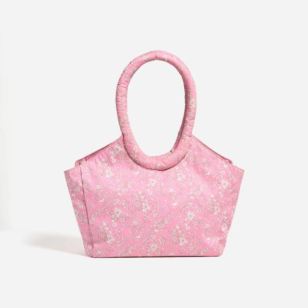 Small Scoop Tote Made with Liberty Fabric