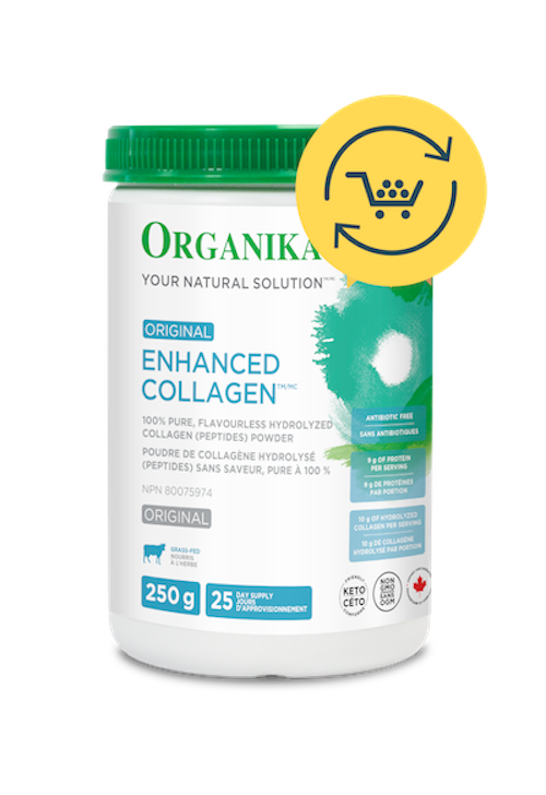 Organika Enhanced Collagen Pure Beauty - Combination of Collagen,  Hyaluronic Acid, Vitamin C, Zinc, and Silica- 200g
