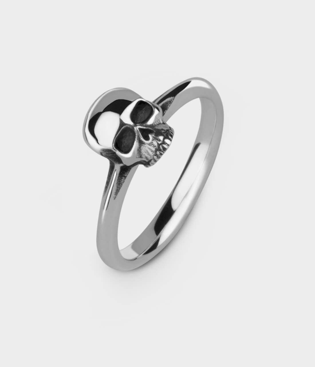 Mini skull outlet ring