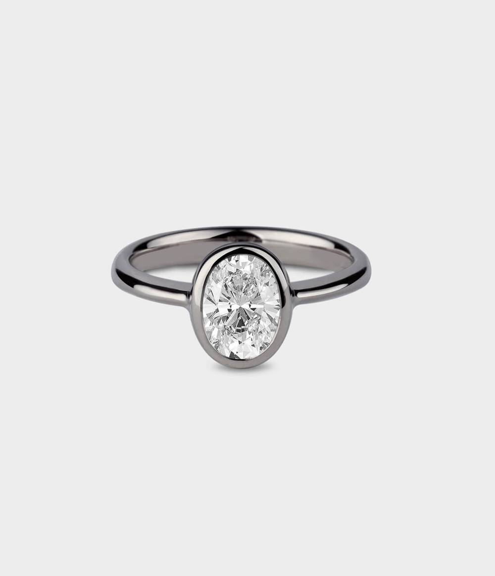 Oval Halo Ring