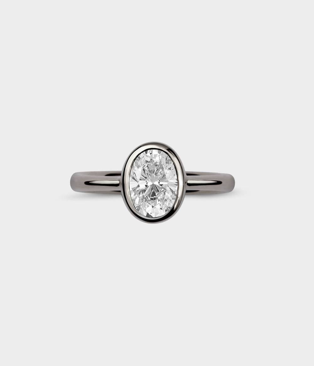Oval Halo Ring