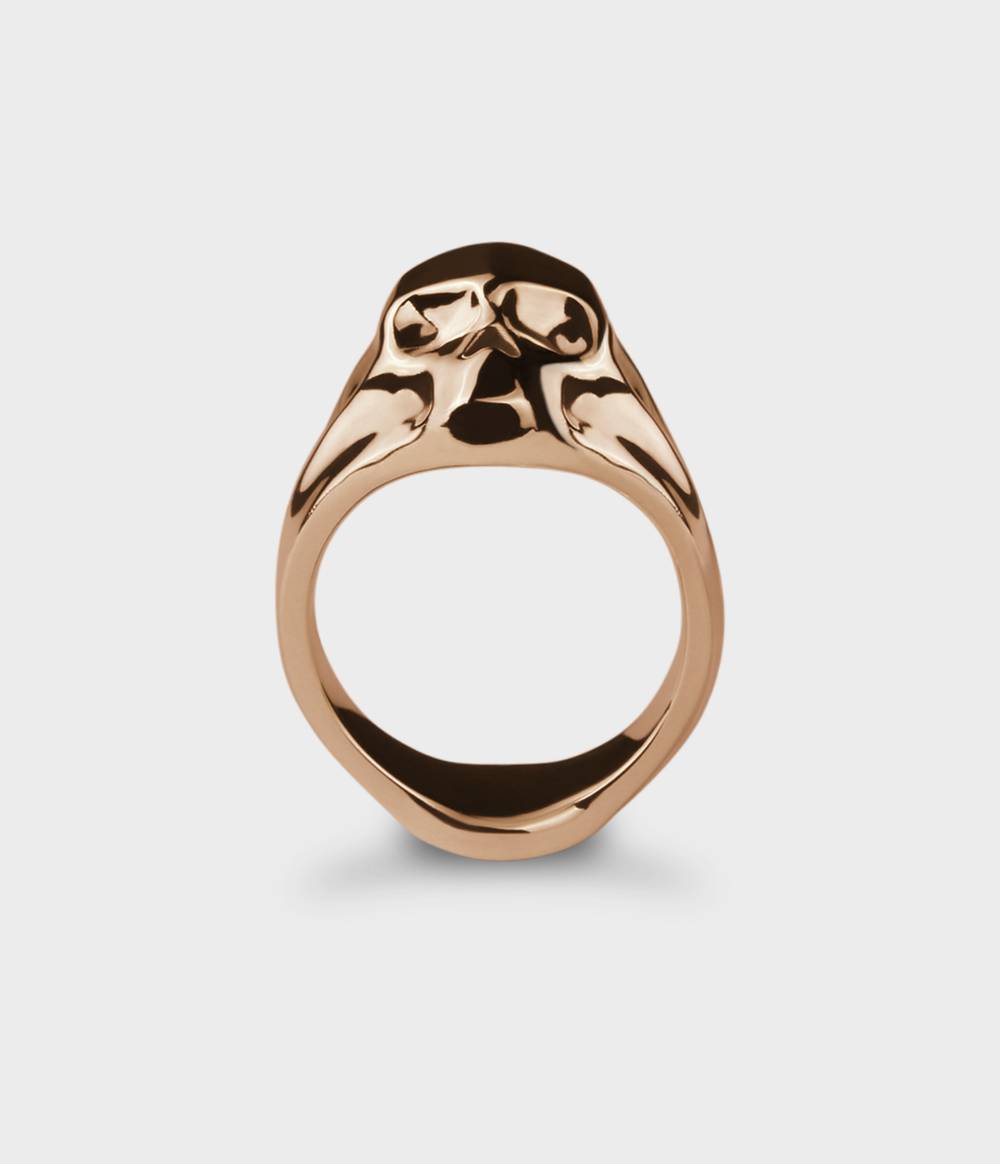 Carved Skull Ring