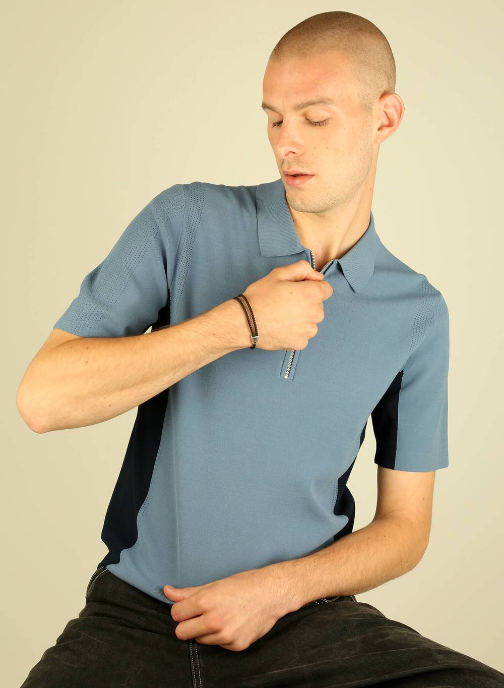 Adjustable Woven Leather Bracelet