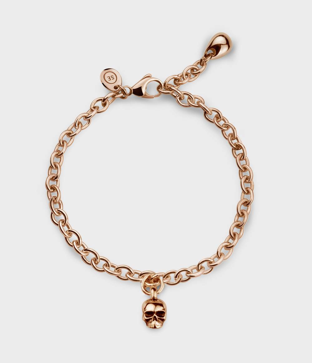 Skull Charm Bracelet