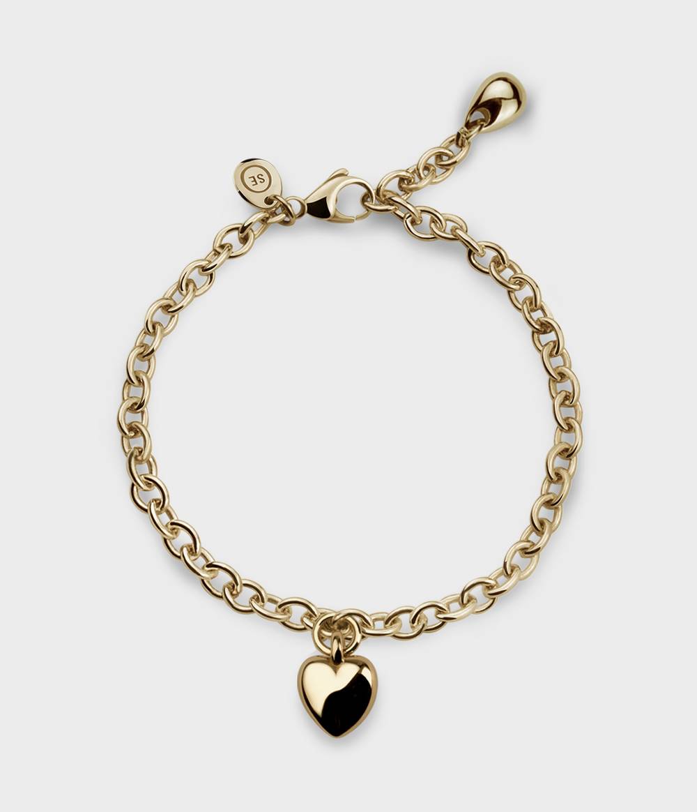 Heart Charm Bracelet
