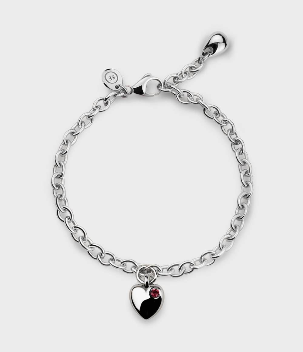 Heart Charm Bracelet