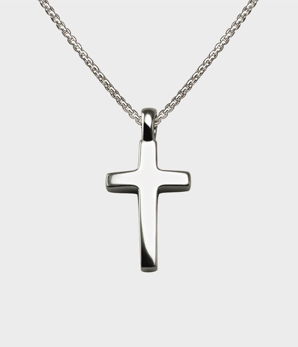 Chain Silver Sterling Silver Cross Saint Michael Pendant