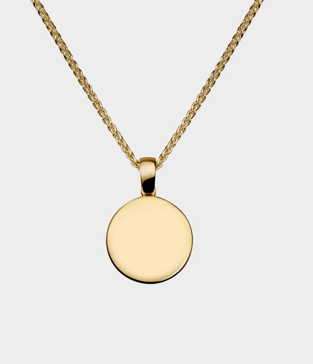 Silk Disc Necklace