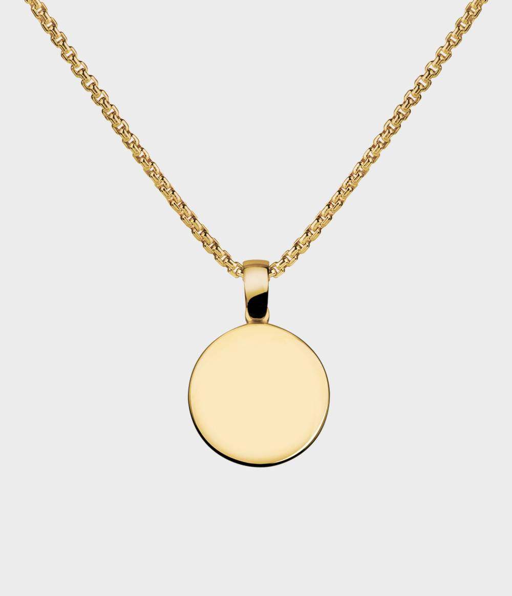 Silk Disc Necklace