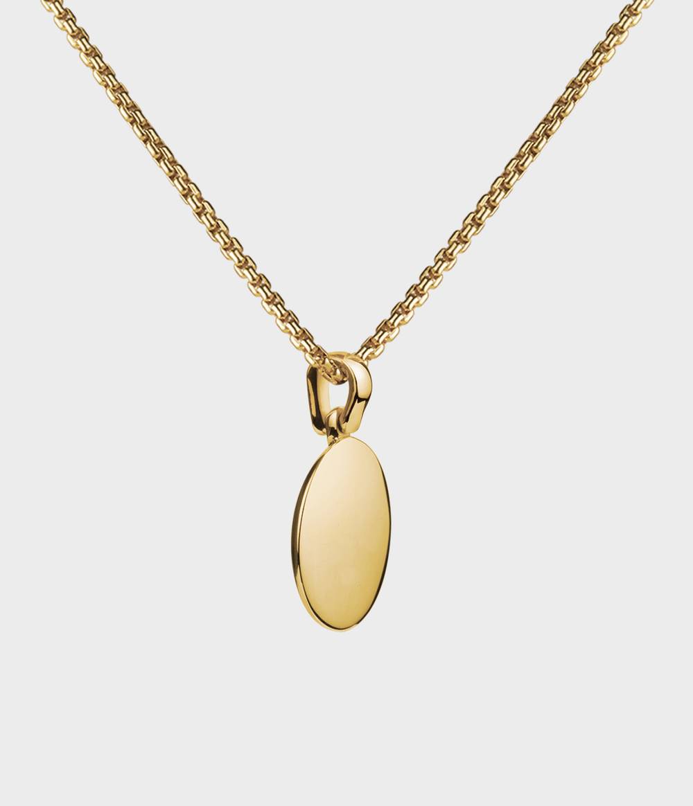 Silk Disc Necklace