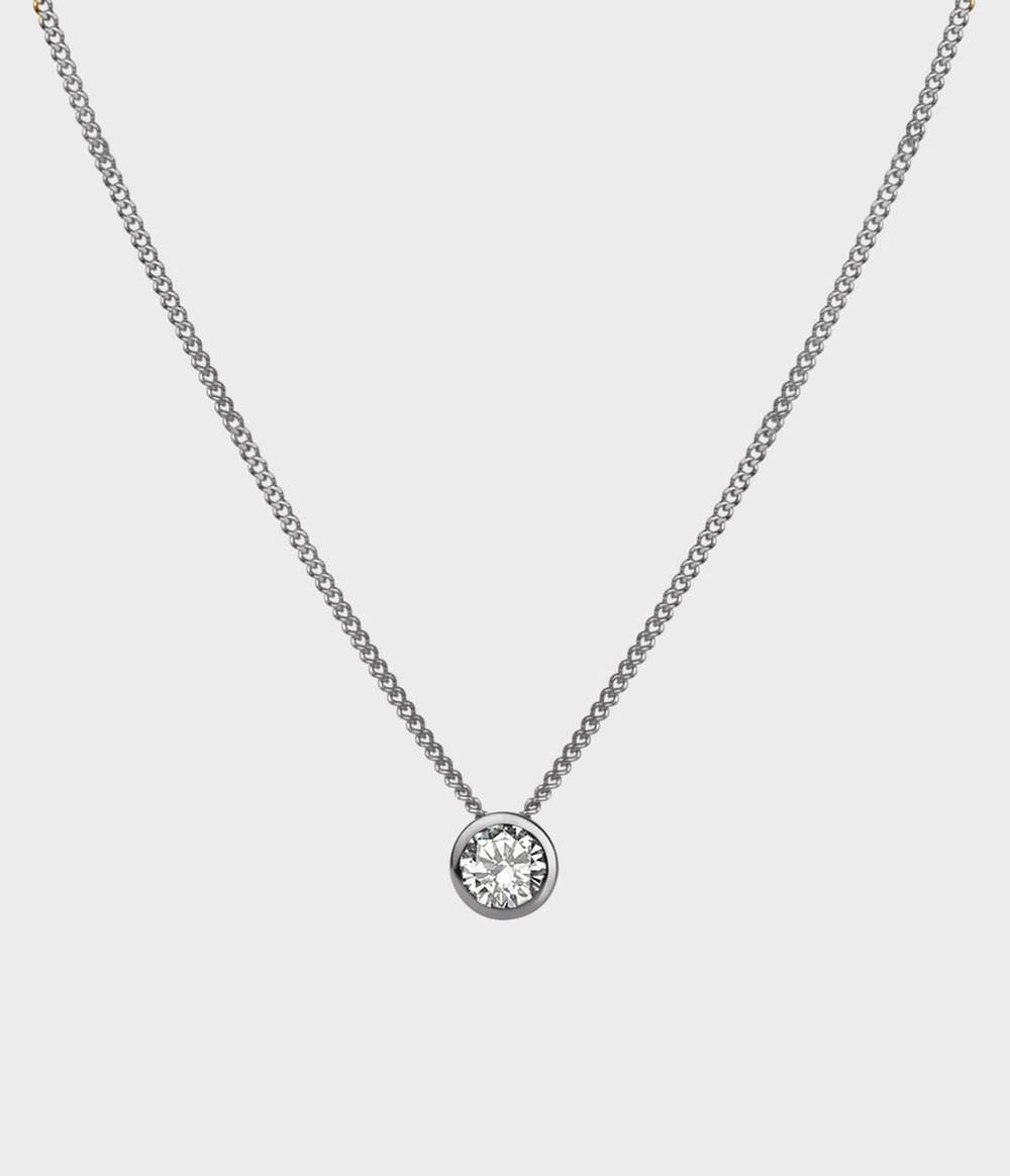 Halo 4.5 Solitaire Necklace