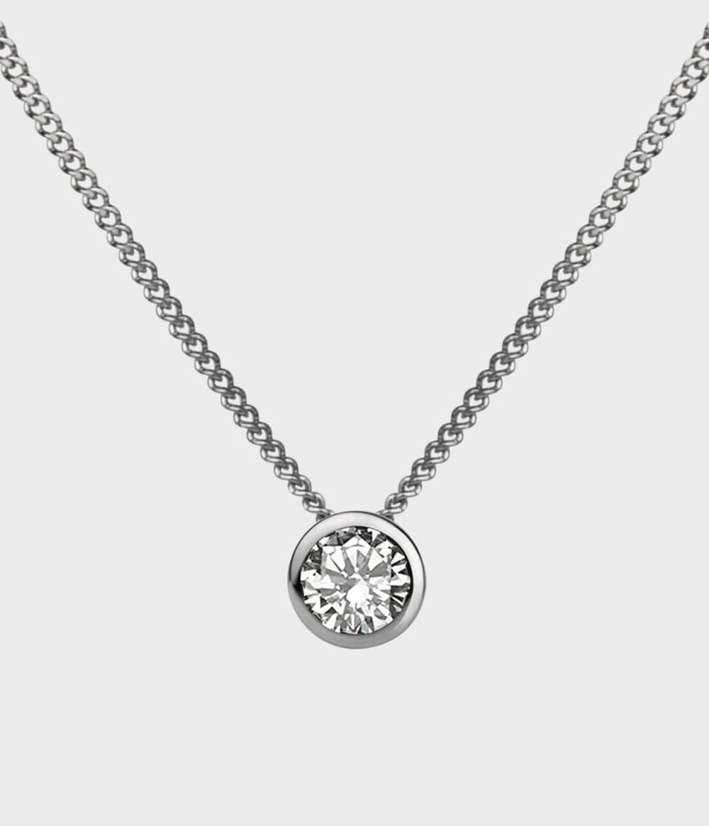 Halo 4.5 Solitaire Necklace