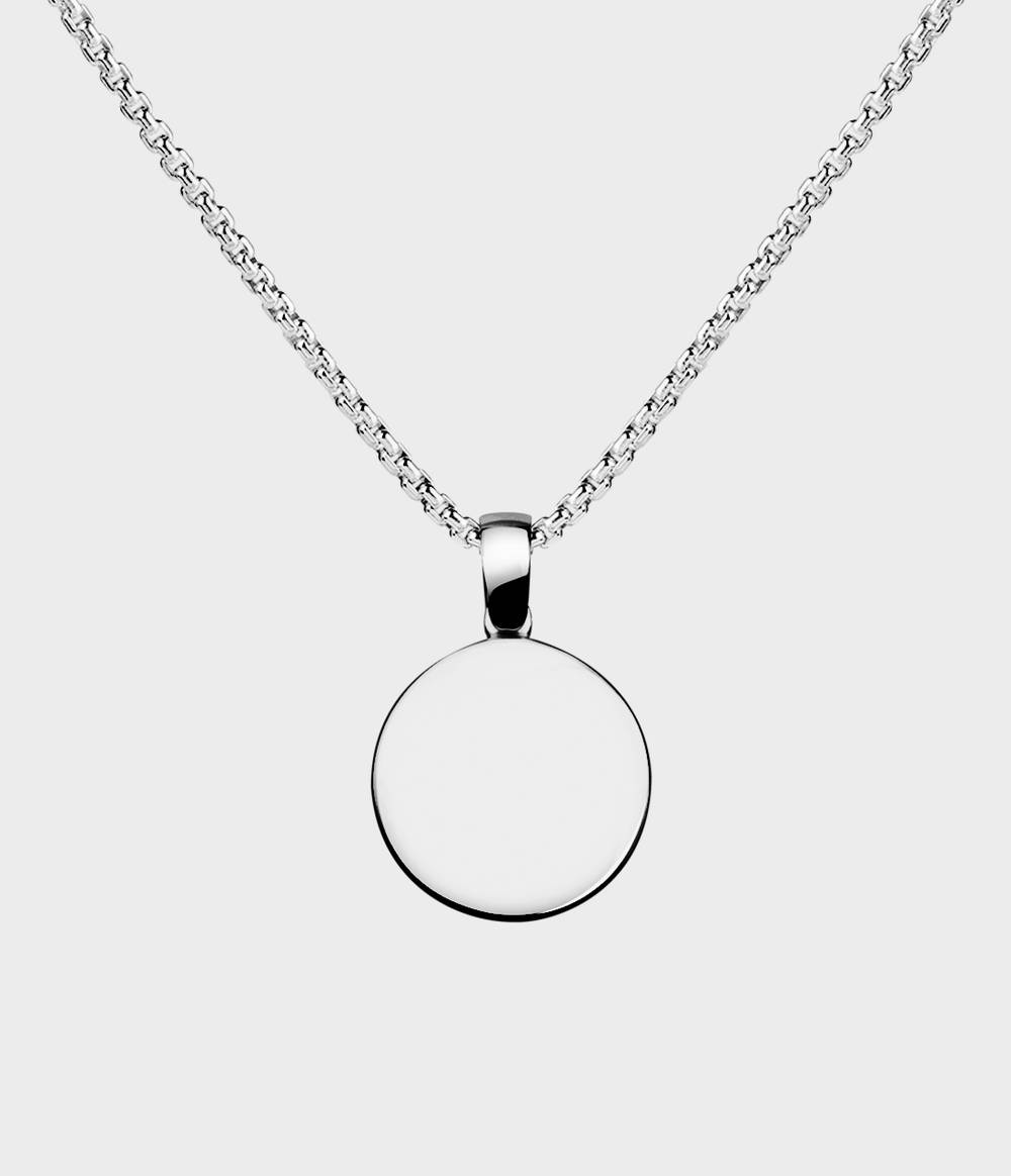 Silk Disc Necklace