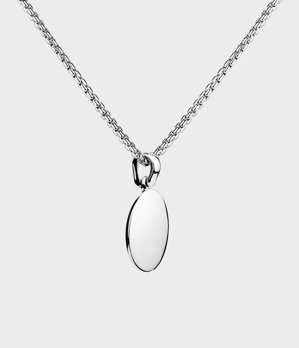 Silk Disc Necklace