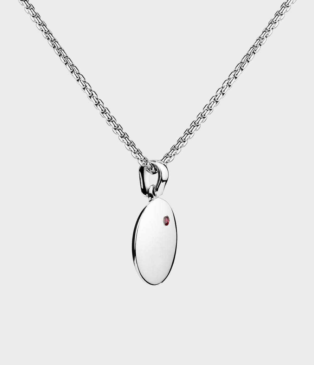 Silk Disc Necklace