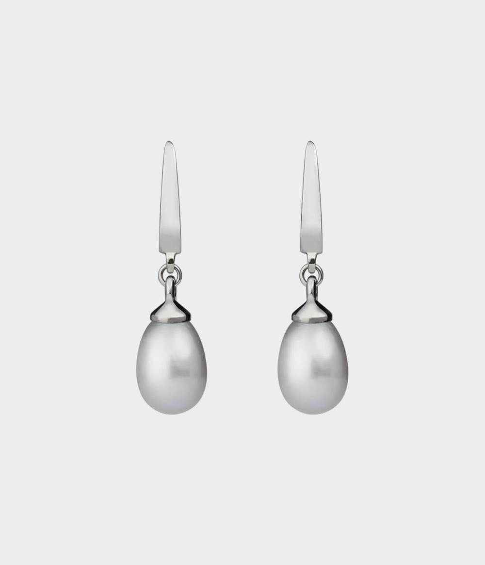 Large Vermeer Drop Pearl Earrings