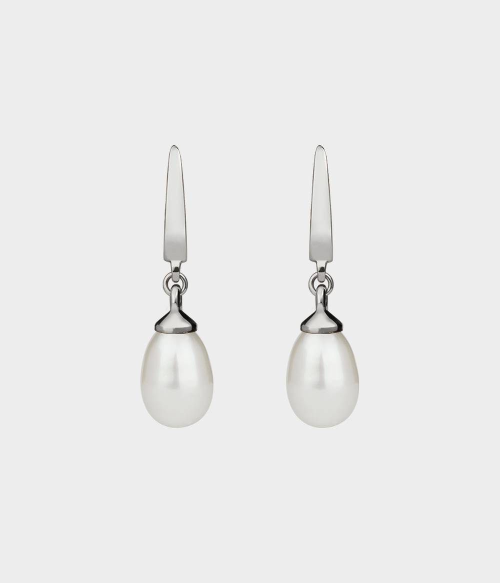 Large Vermeer Drop Pearl Earrings