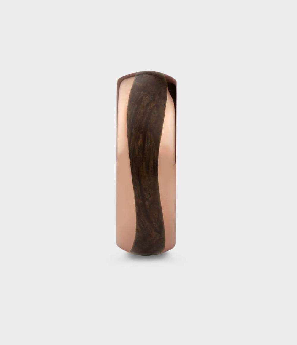 London Oak Wave Ring