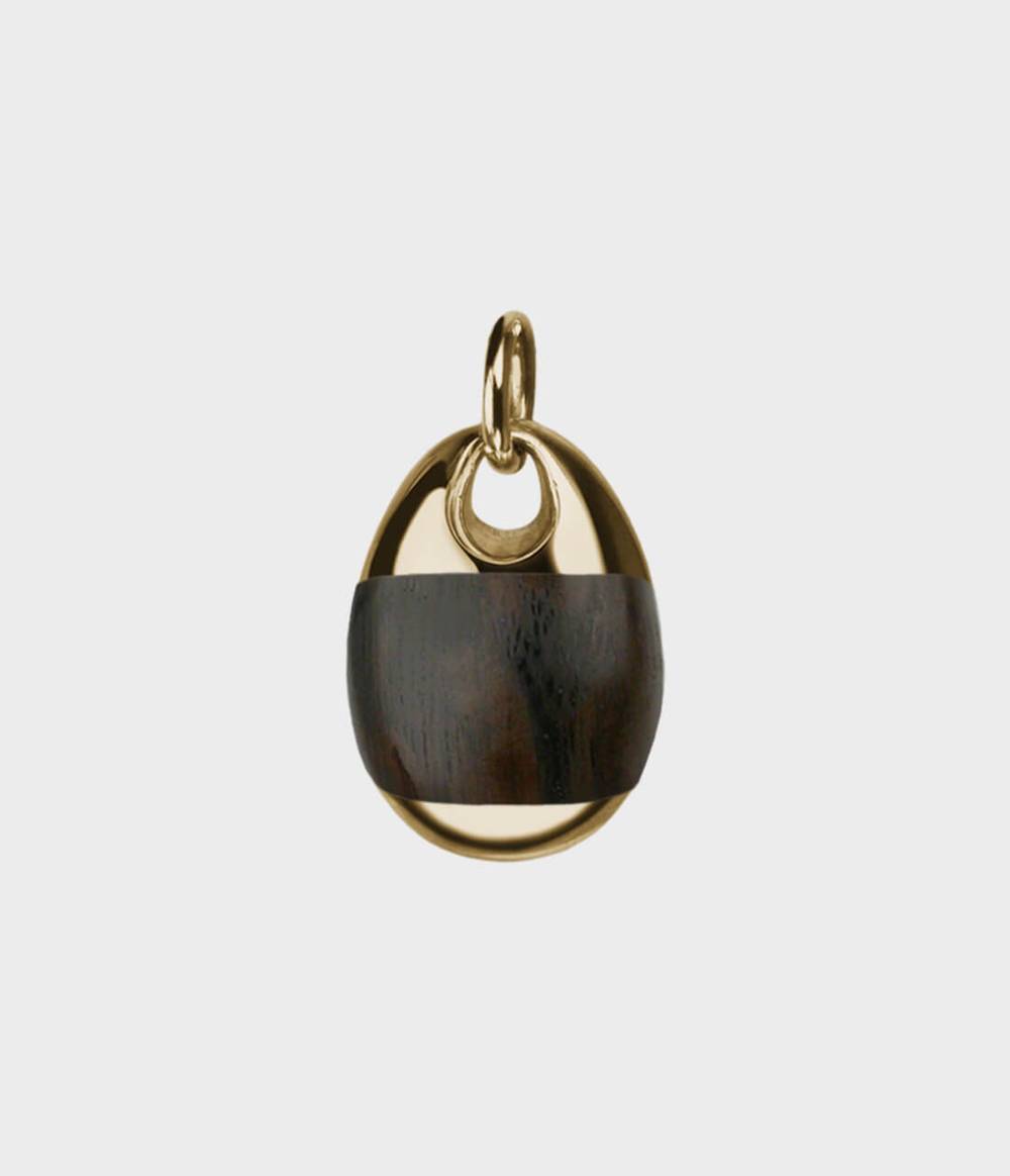 London Oak Pebble Charm