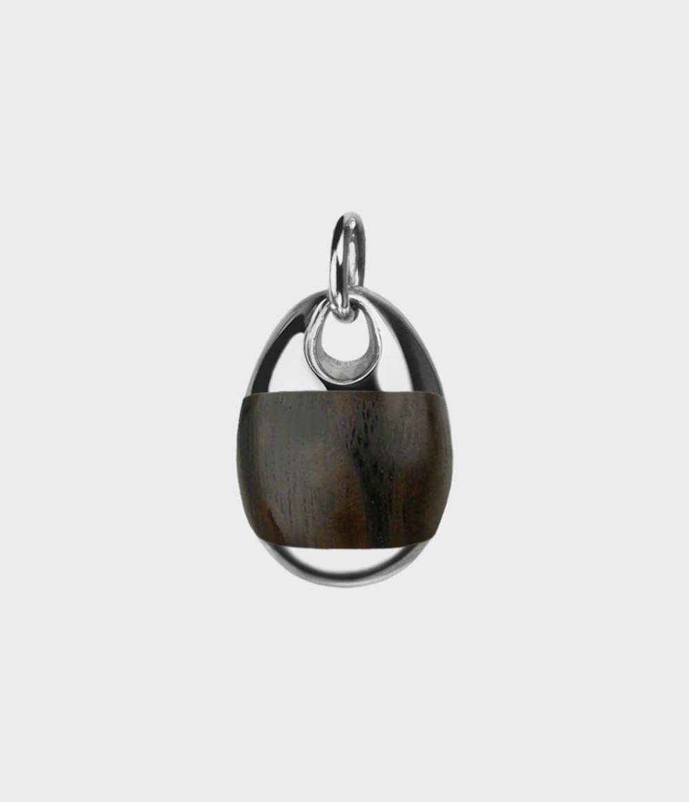 Thames Wood London Oak Pebble Charm