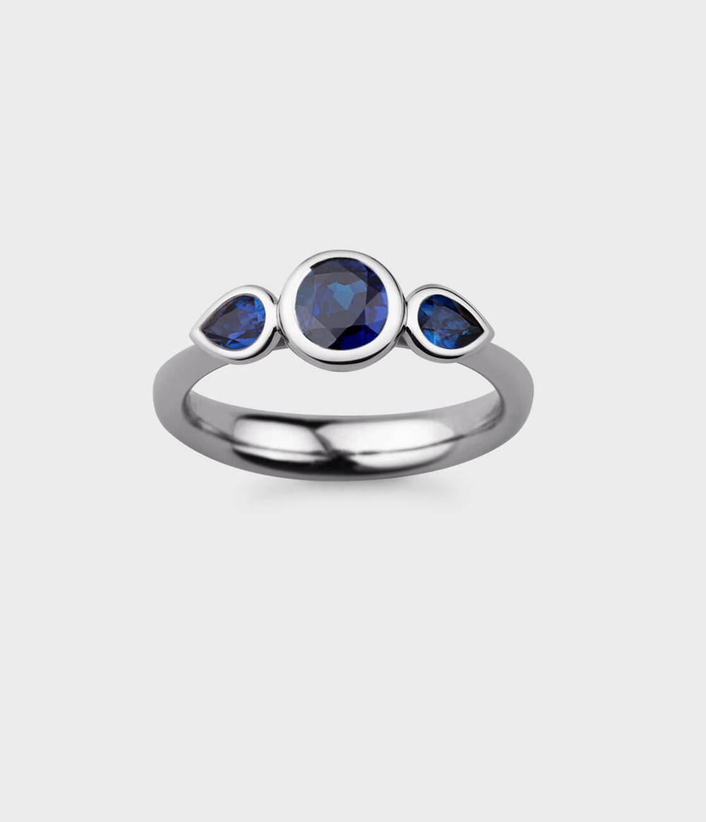 Angel 1/2 Carat Three Stone Engagement Ring