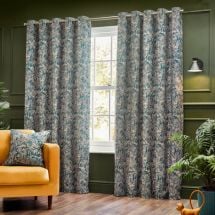 blue curtains. The Blue Home Edit