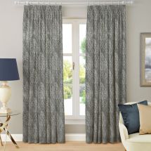 grey curtains. The Grey Home Edit