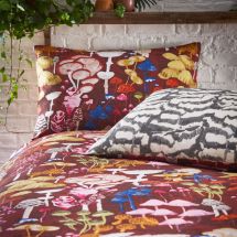 red bedding. The Red Home Edit