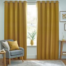 yellow curtains. The Yellow Home Edit