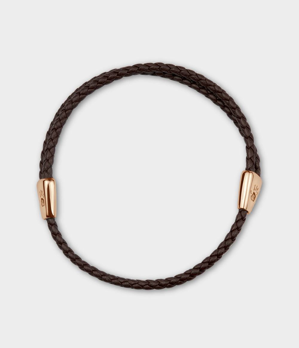 Adjustable Woven Leather Bracelet