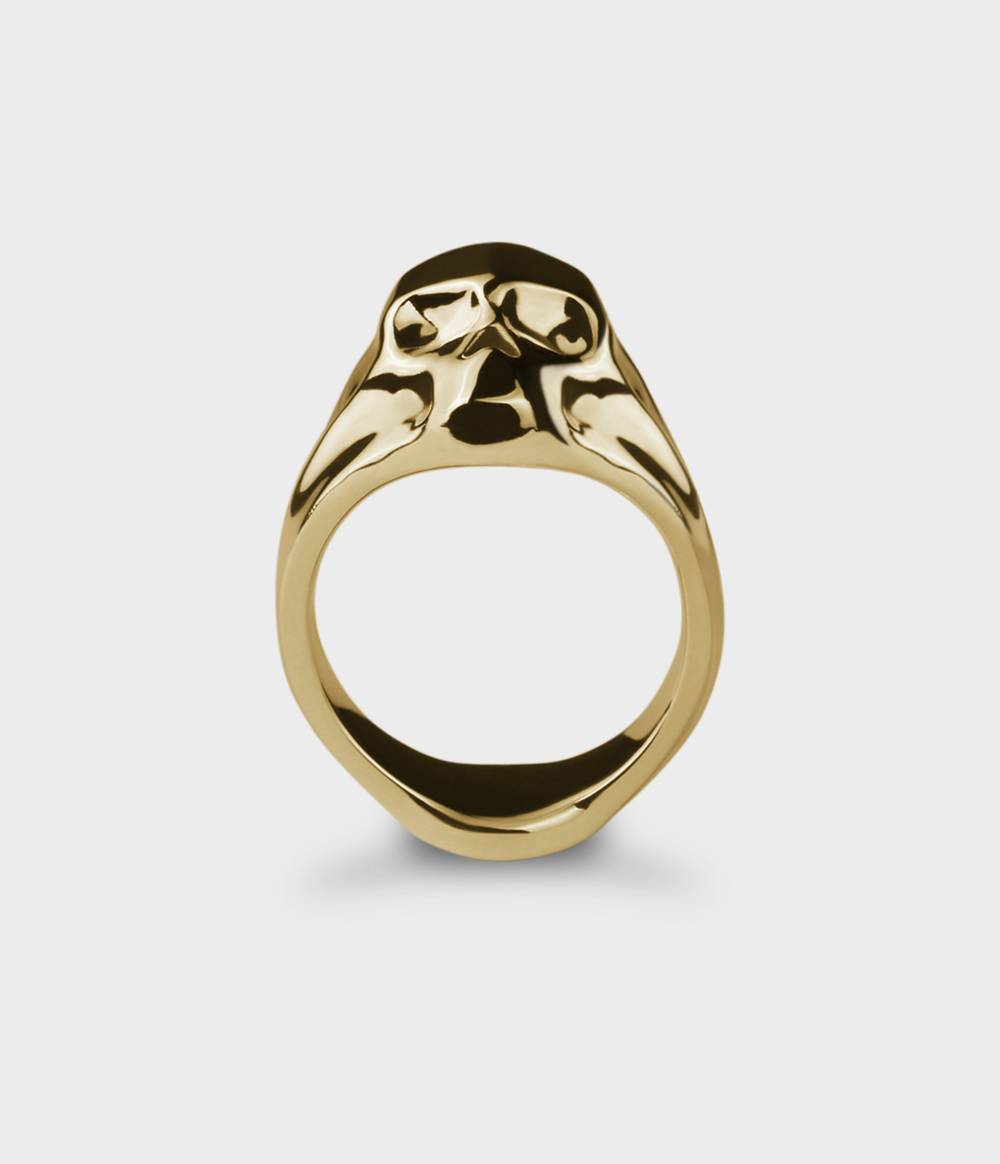 Carved Skull Ring