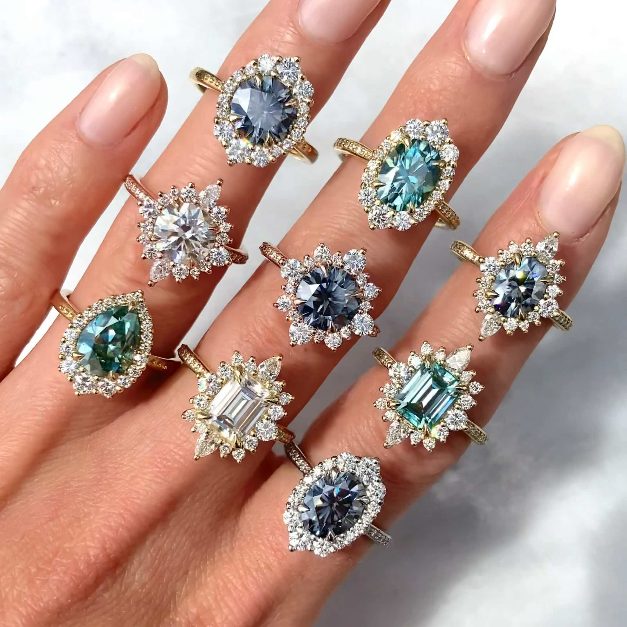 Vintage Engagement Rings With Stunning Details ❤ See more:  http://www.weddingforward.co… | Antique wedding rings, Antique engagement  rings, Vintage engagement rings