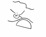 Half-moon design - shapes to problem areas