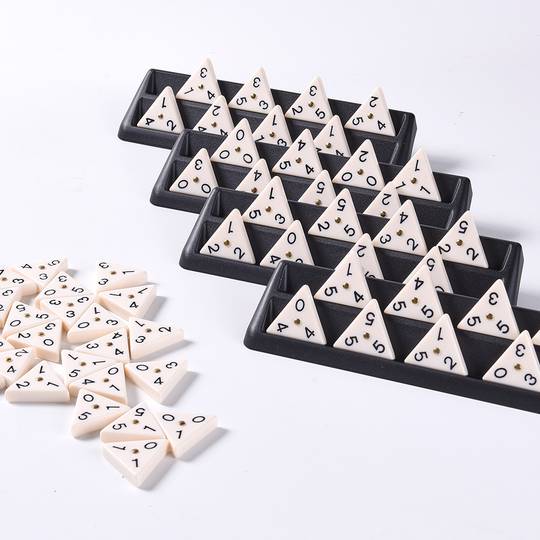 Triangle Dominoes - Full Travel Triangle Dominoes Set
