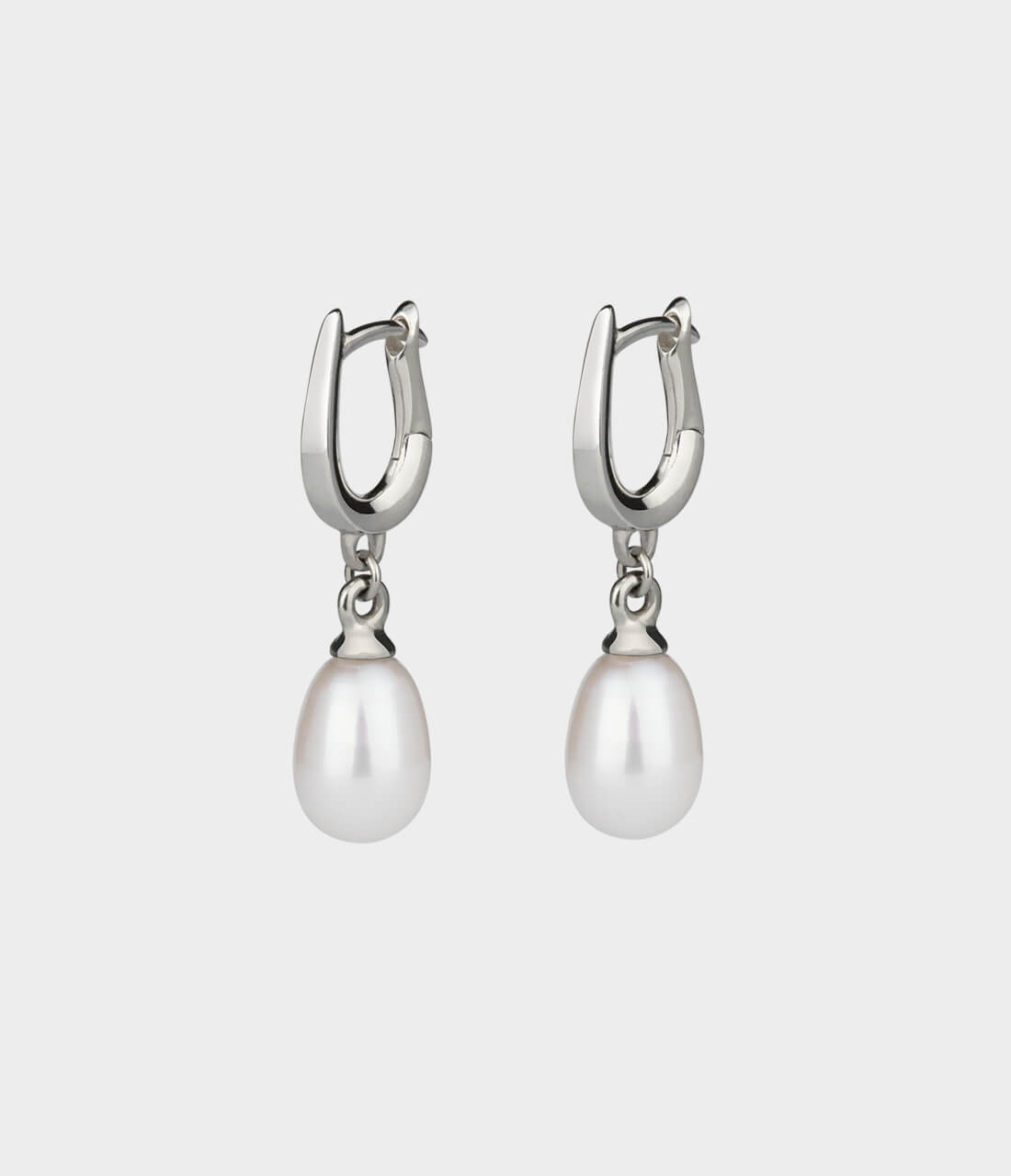 Men s Vermeer Drop Pearl Earrings Men s Pearl Jewellery