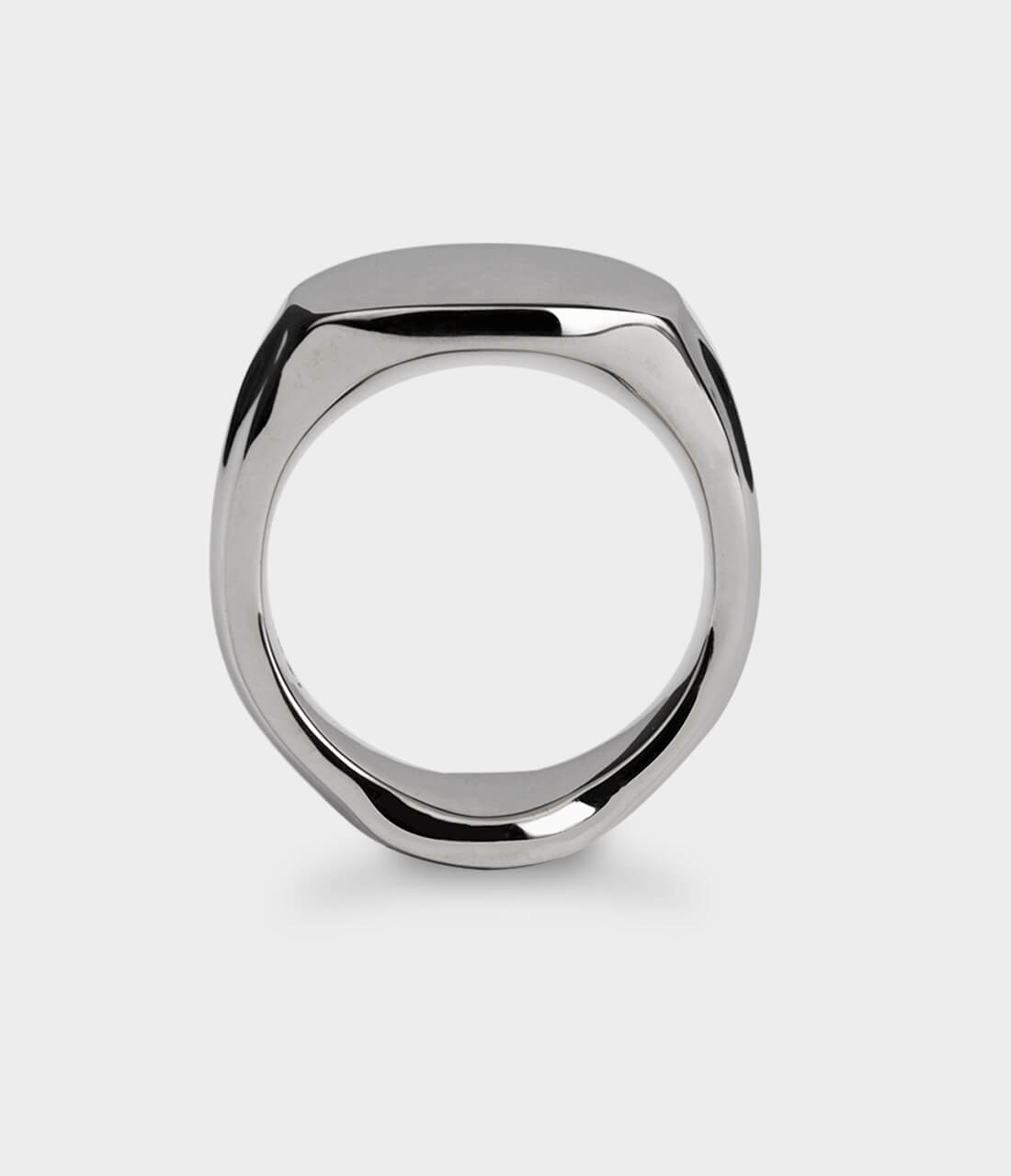 Mens stone ring on sale silver