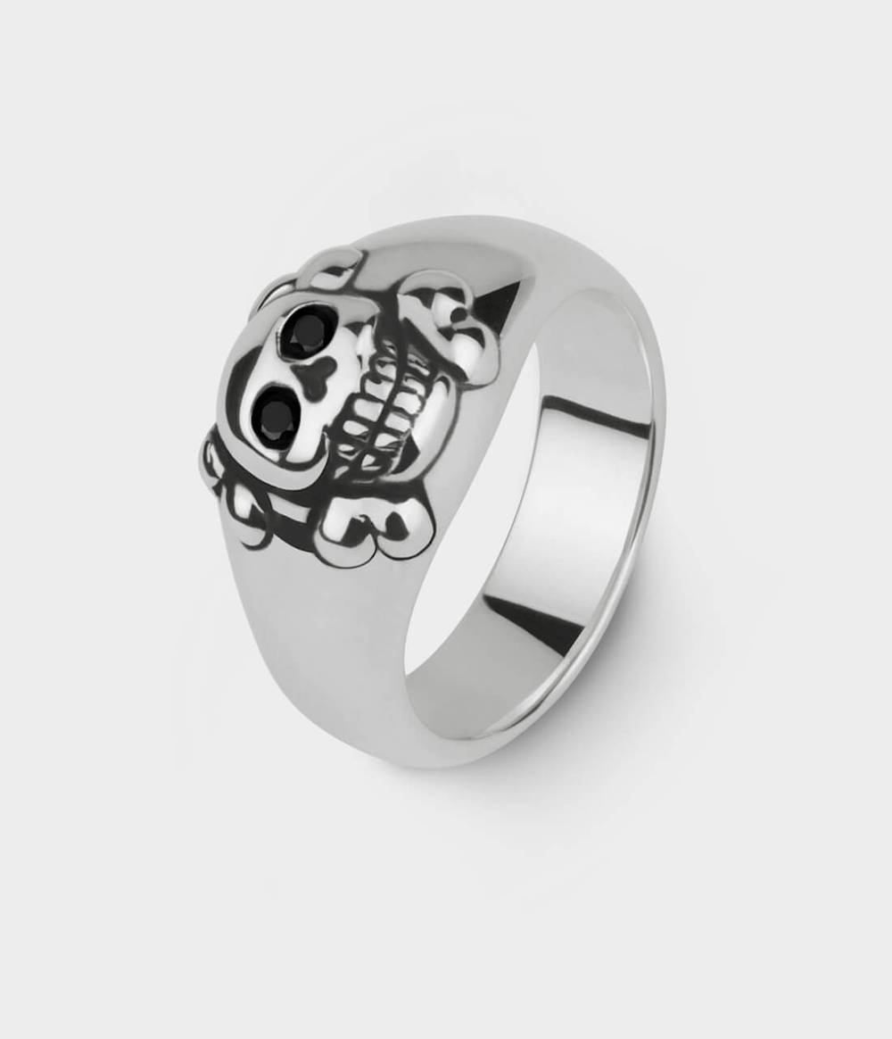 Smiling Skull Ring