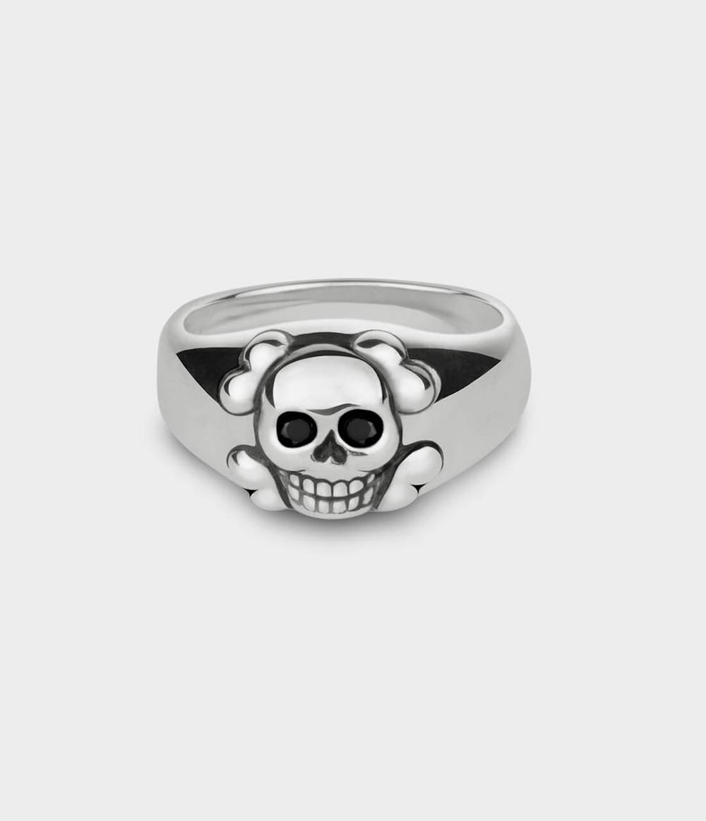 Smiling Skull Ring