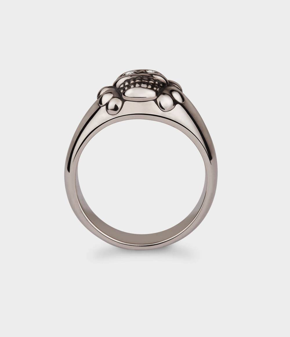 Smiling Skull Ring