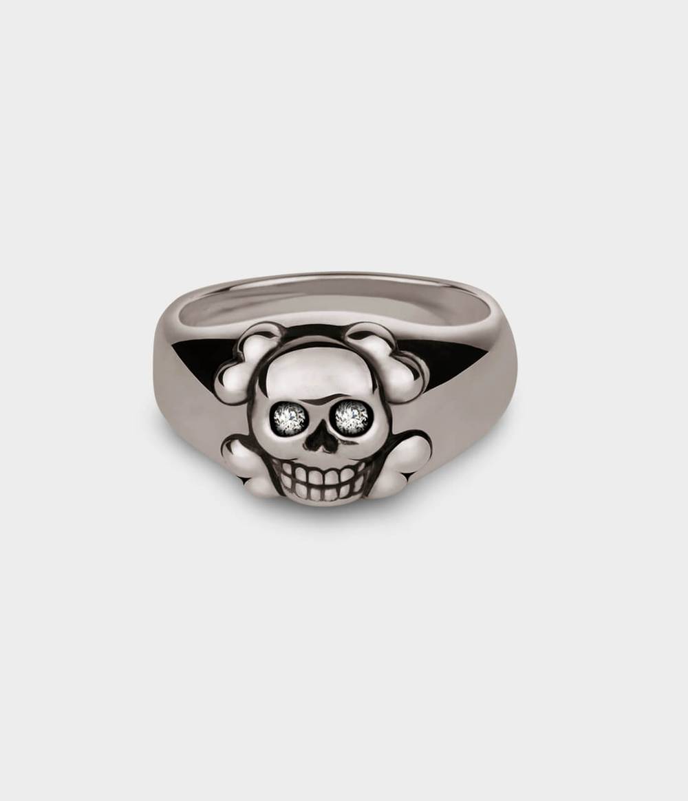 Smiling Skull Ring