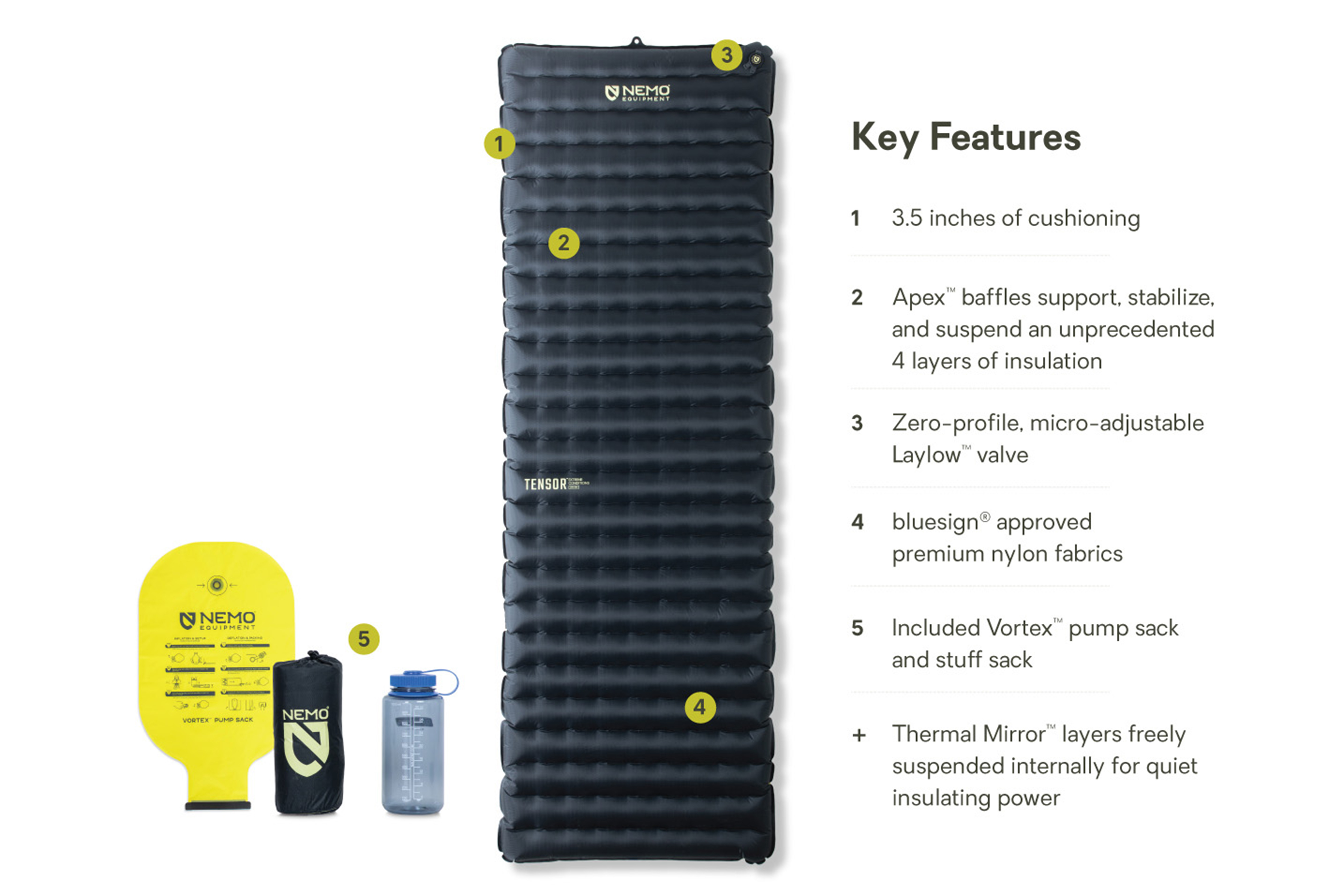 Tensor™ Extreme Conditions Insulated Sleeping Pad | NEMO Equipment