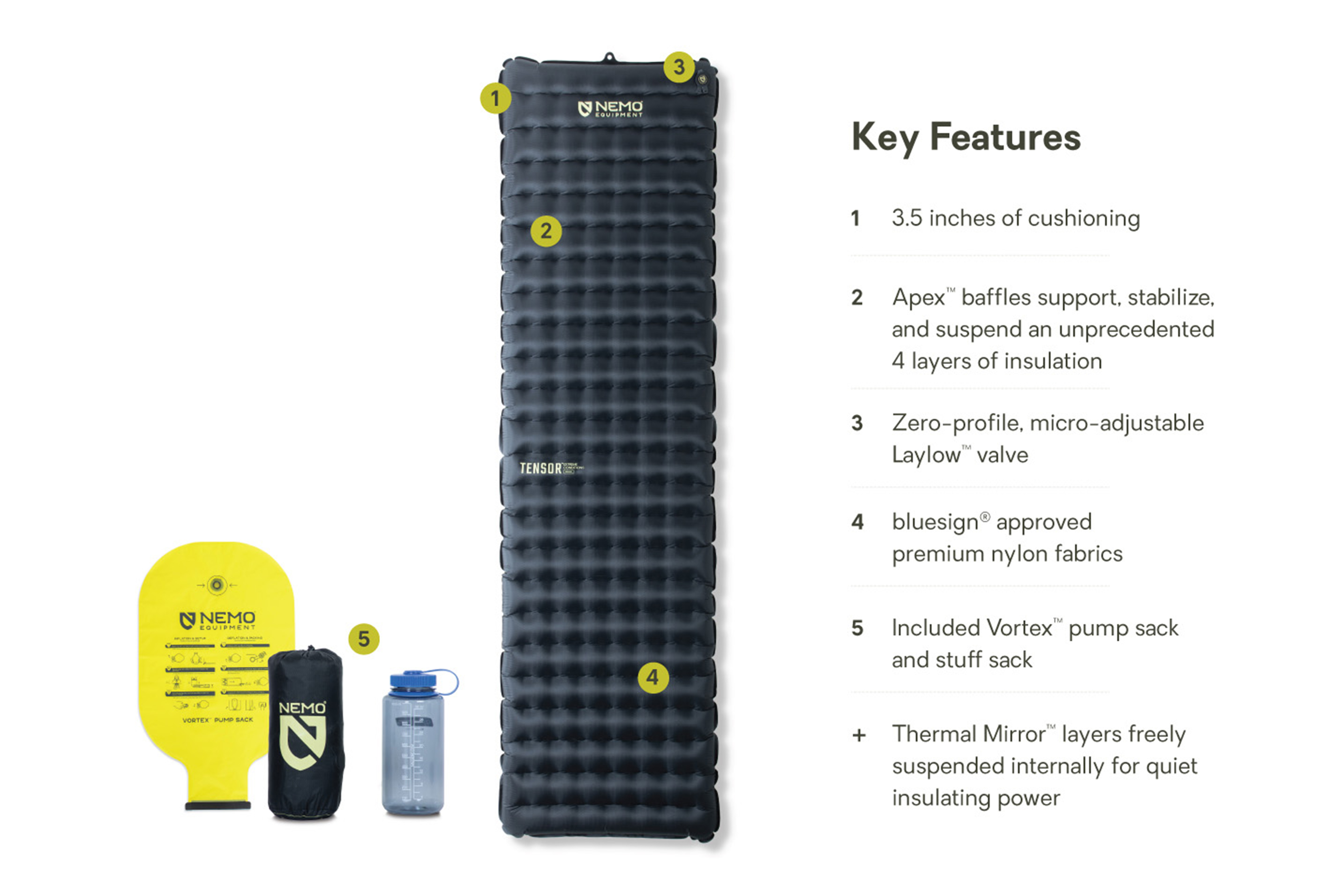 Tensor™ Extreme Conditions Insulated Sleeping Pad | NEMO