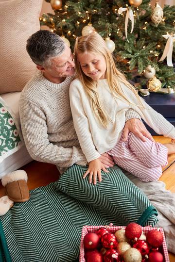 Harborview Herringbone Evergreen Blanket2