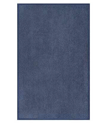 Harborview Herringbone Navy Blanket