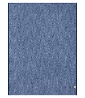 Harborview Herringbone Navy Blanket5