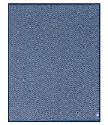 Harborview Herringbone Navy Blanket6